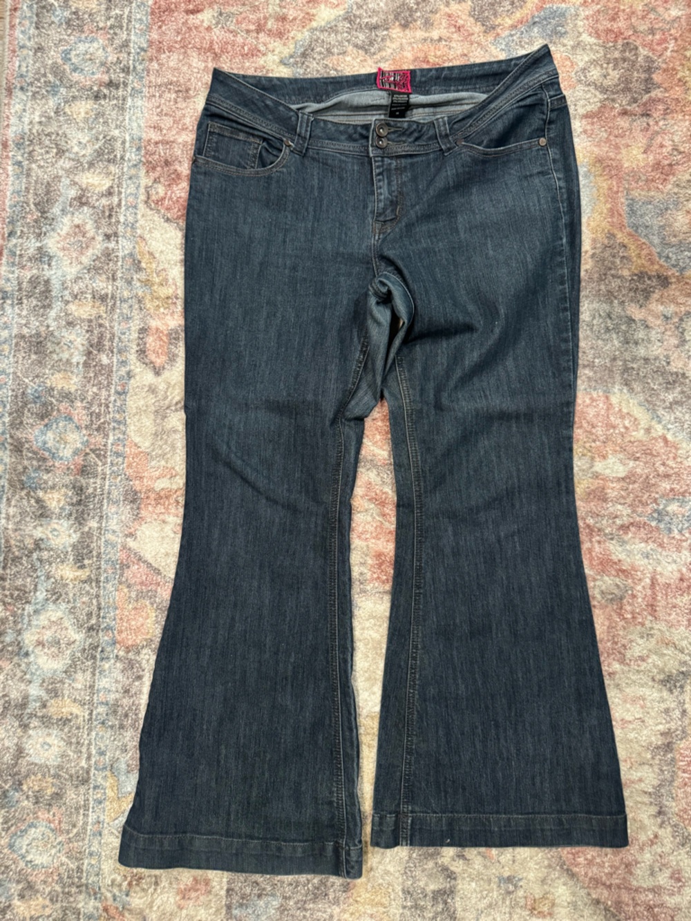 Torrid Dark Blue Flare Jeans